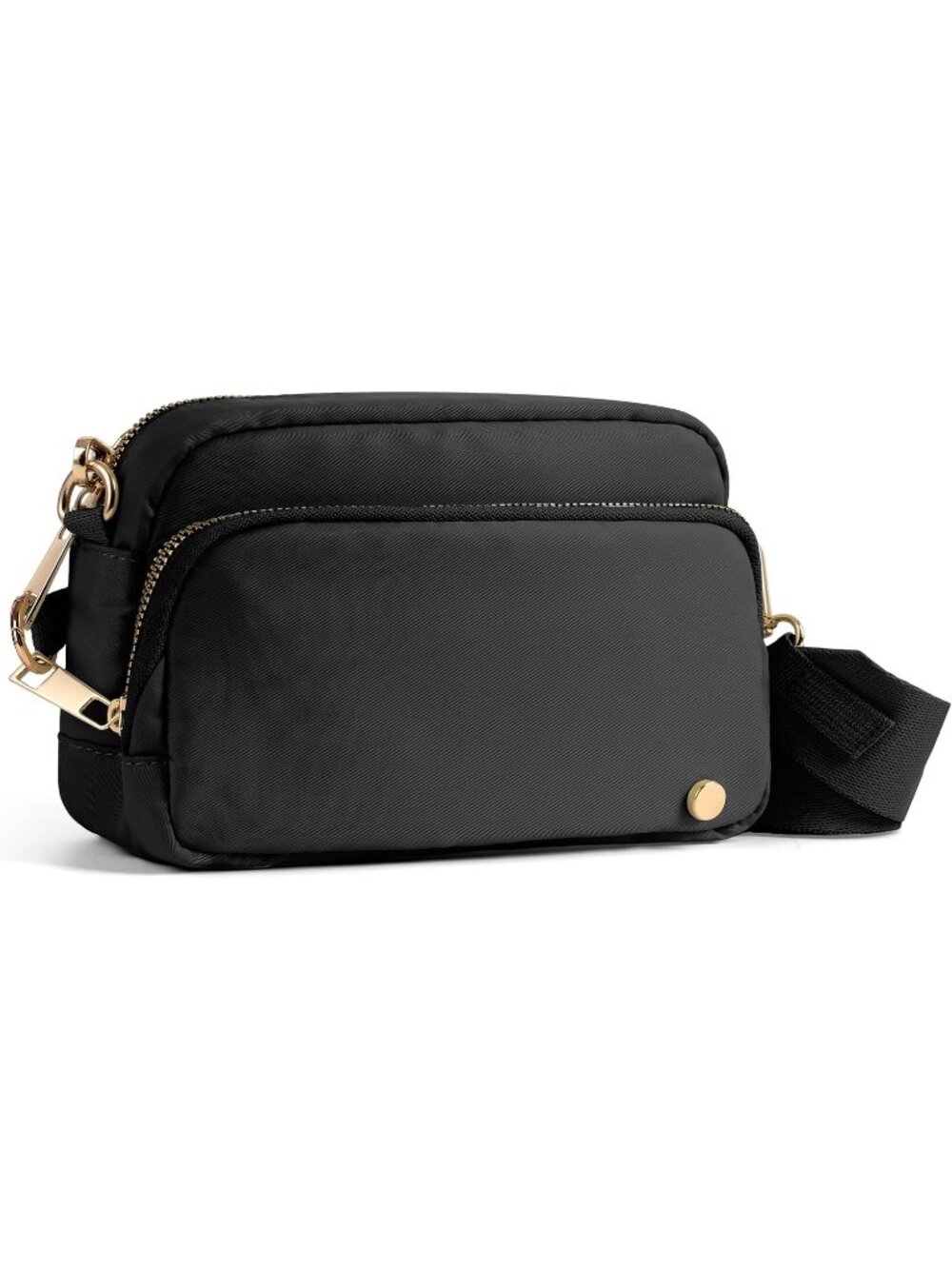 Women's Black Slash-resistant RFID Blocking Travel Anti Theft Crossbody Bags